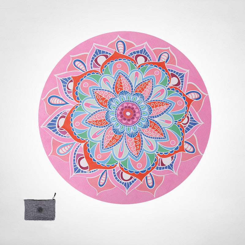 Round meditation mat