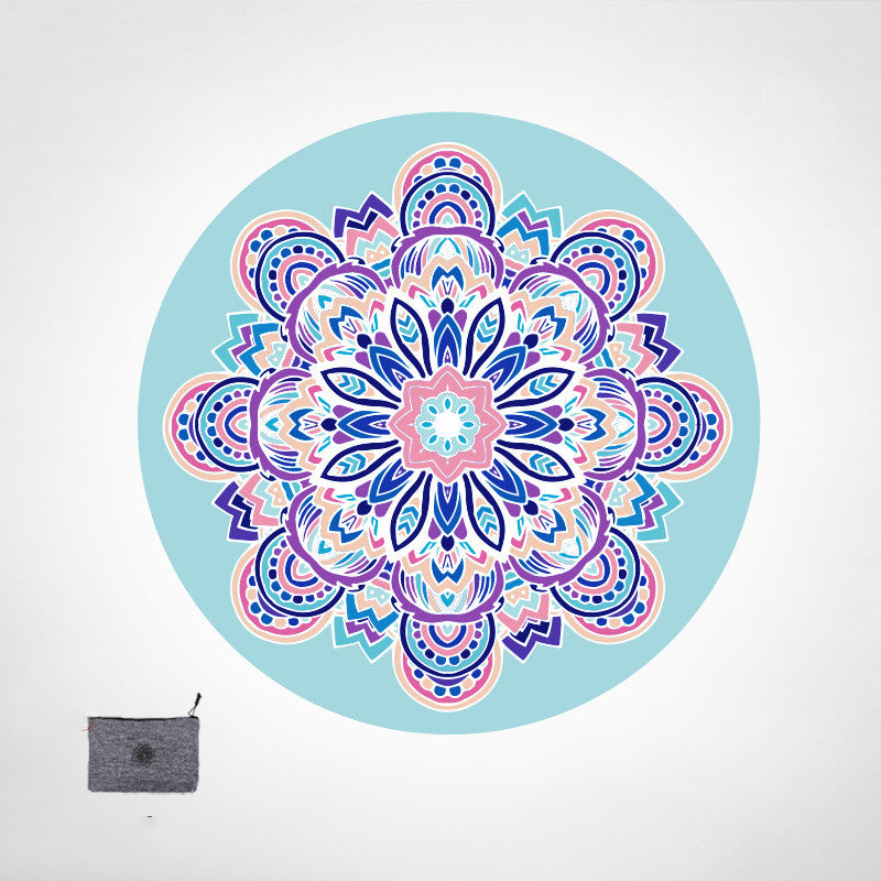 Round meditation mat