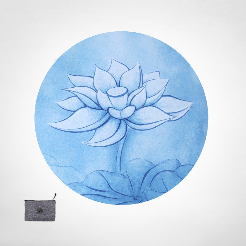 Round meditation mat