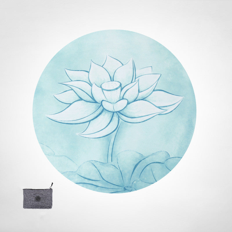 Round meditation mat