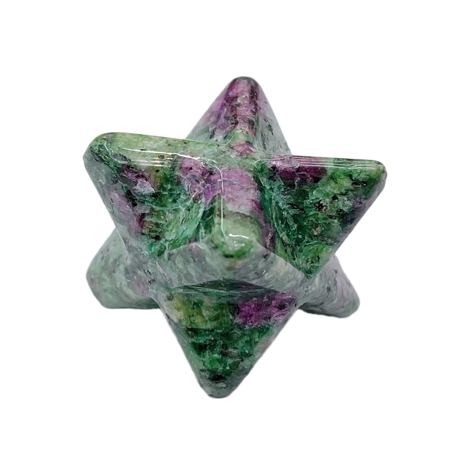 Natural Crystal 25mm Hexagonal Star