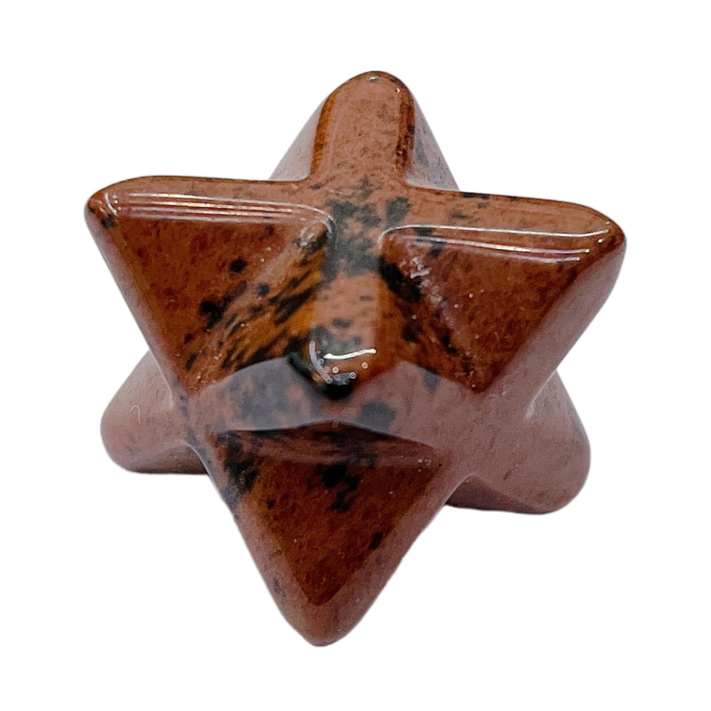 Natural Crystal 25mm Hexagonal Star