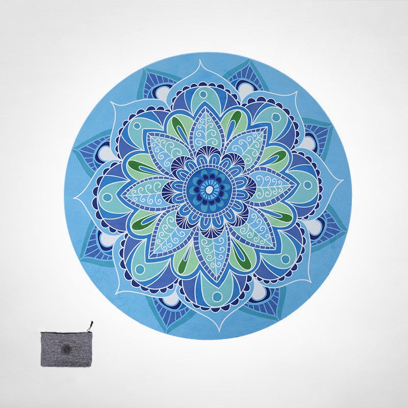 Round meditation mat