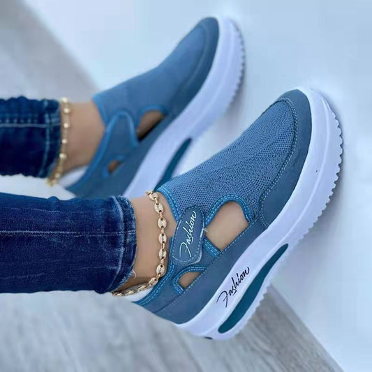 Women's Sneakers Summer New Ladies Casual Low Wedge Breathable Non-Slip Comfort Feamle Sport Shoes Mesh Shoes Fashion Style - Steffis-Lebensenergie.shop