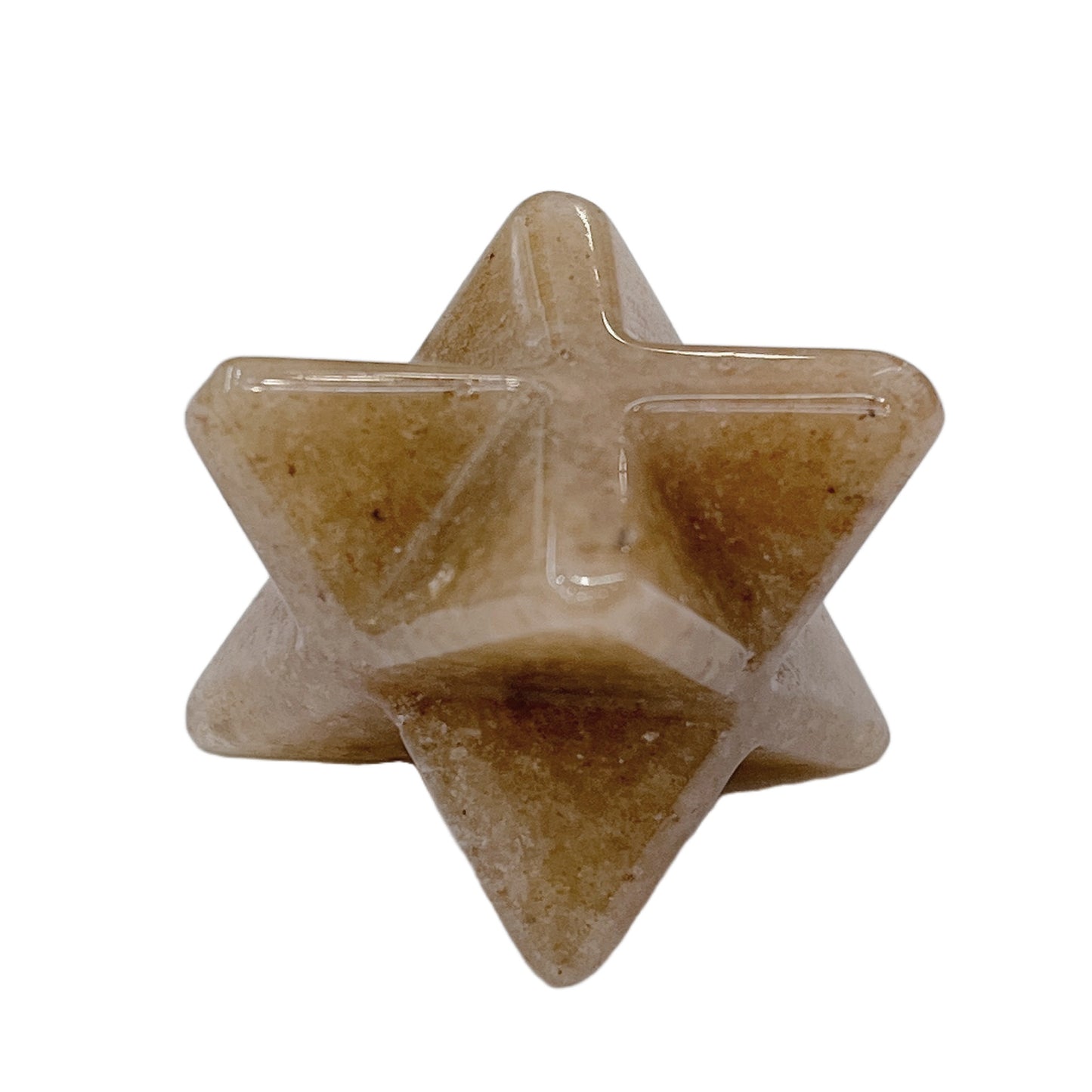 Natural Crystal 25mm Hexagonal Star