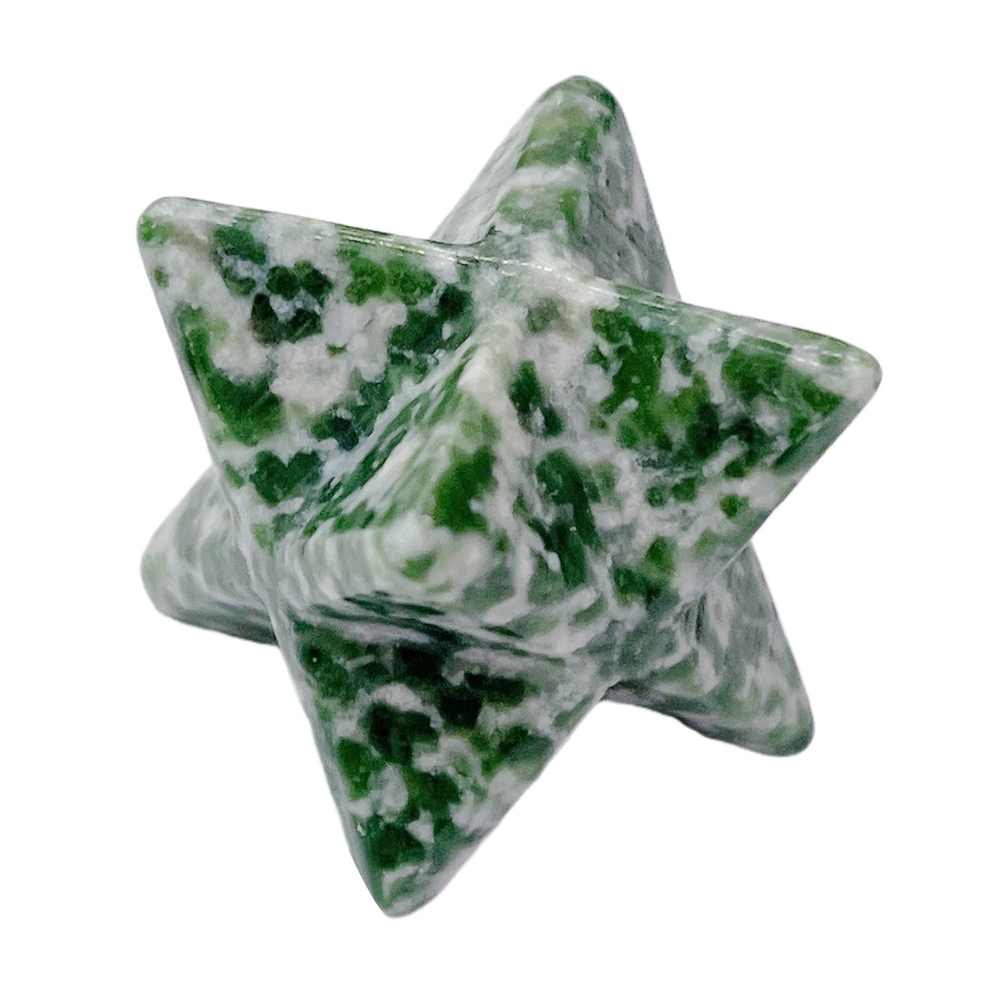 Natural Crystal 25mm Hexagonal Star