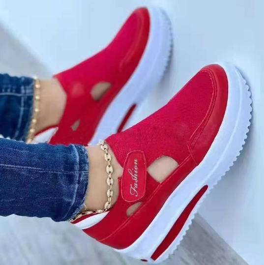 Women's Sneakers Summer New Ladies Casual Low Wedge Breathable Non-Slip Comfort Feamle Sport Shoes Mesh Shoes Fashion Style - Steffis-Lebensenergie.shop