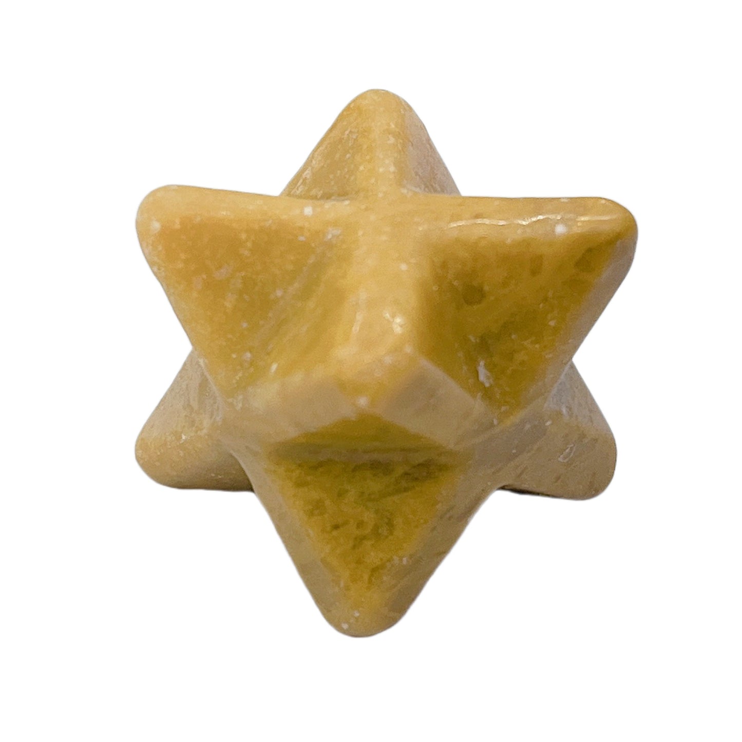 Natural Crystal 25mm Hexagonal Star