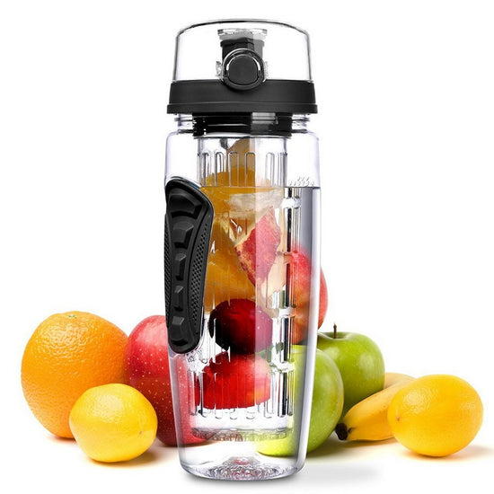 1000ml BPA-Free Fruit Infuser Water Bottle – Sports & Juice Shaker