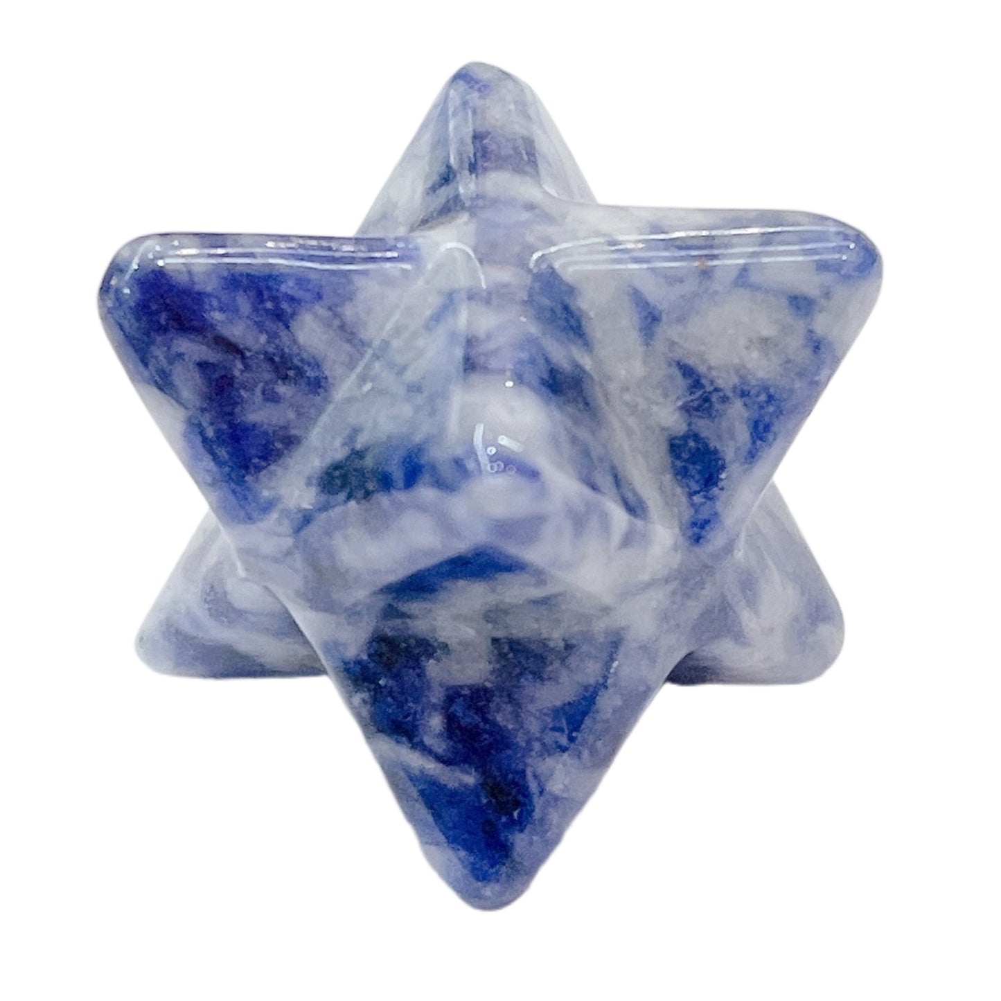 Natural Crystal 25mm Hexagonal Star