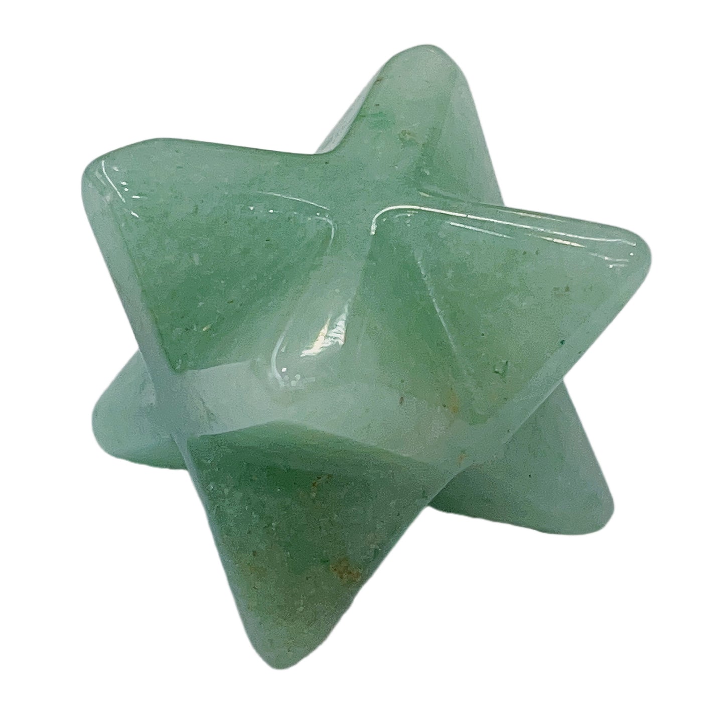 Natural Crystal 25mm Hexagonal Star