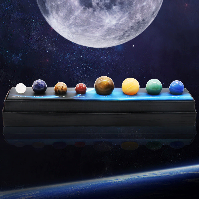 Natural Stone Eight Planets Stone Set