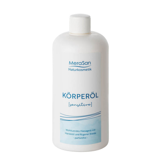 MeraSan Naturkosmetik Körperöl SENSITIVE (500 ml – Kunststoff-Flasche) KABI