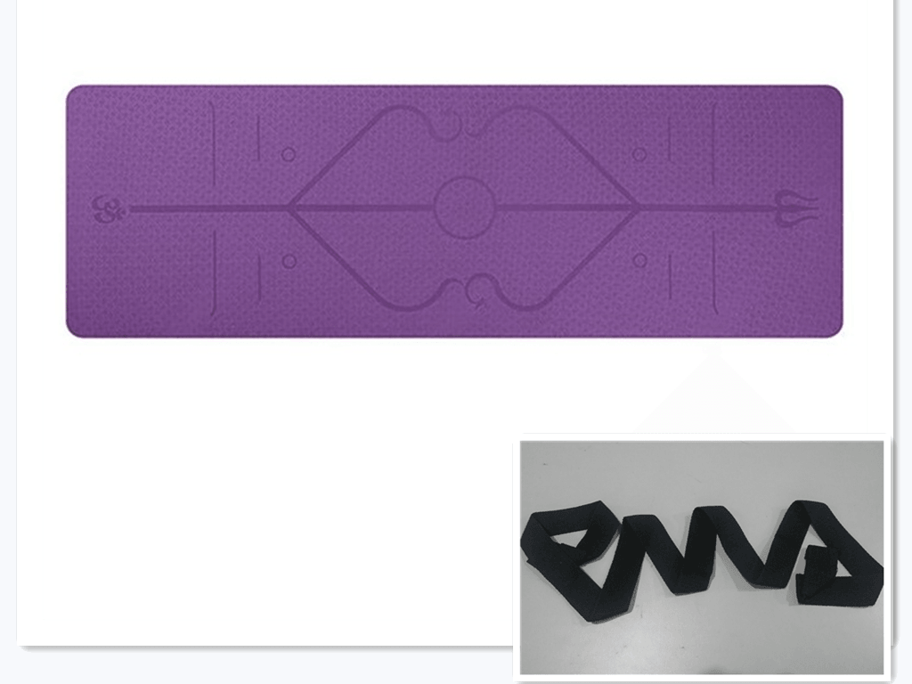 Non Slip TPE Yoga Mat Position Line - Steffis-Lebensenergie.shop